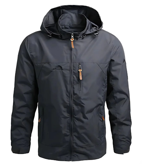 Ethan Men's Jacket – Waterproof Outdoor Jacket with Adjustable Hood & Multi-Pockets