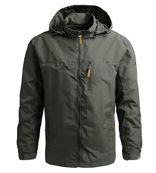 Ethan Men's Jacket – Waterproof Outdoor Jacket with Adjustable Hood & Multi-Pockets