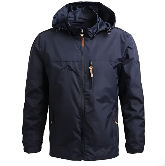Ethan Men's Jacket – Waterproof Outdoor Jacket with Adjustable Hood & Multi-Pockets