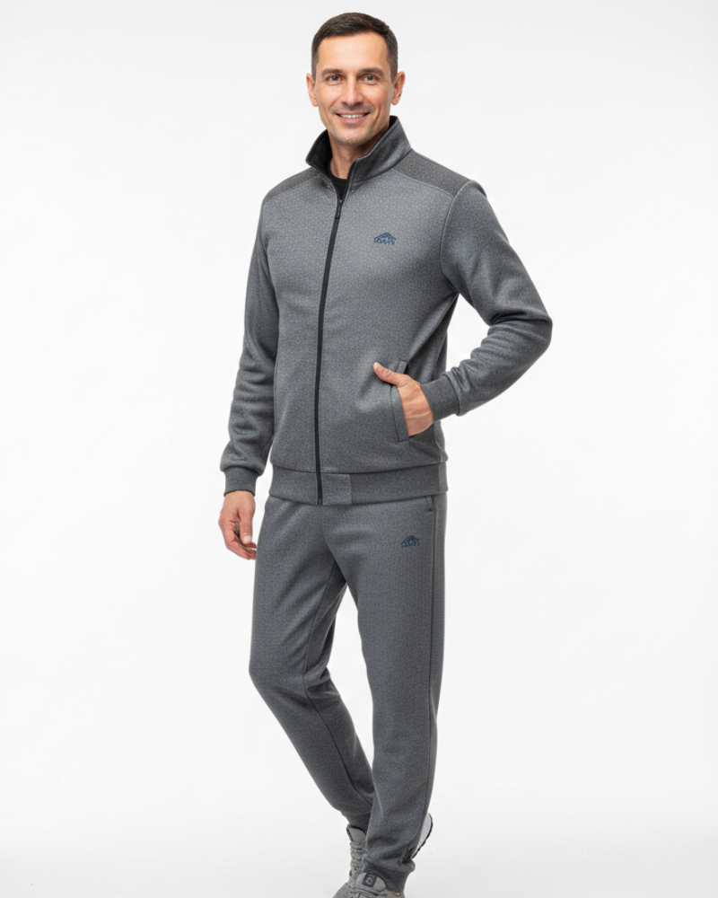 Kaiden férfi melegítő együttes – Cipzáras kabát és kényelmes nadrág, mindennapi használatra