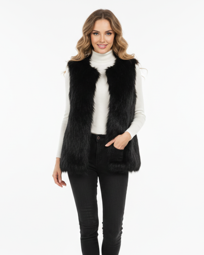 Κάπα Γυναικεία Χωρίς Μανίκια Kennedy – Υφή, Άνετη Γραμμή & Επίστρωση Χειμώνα