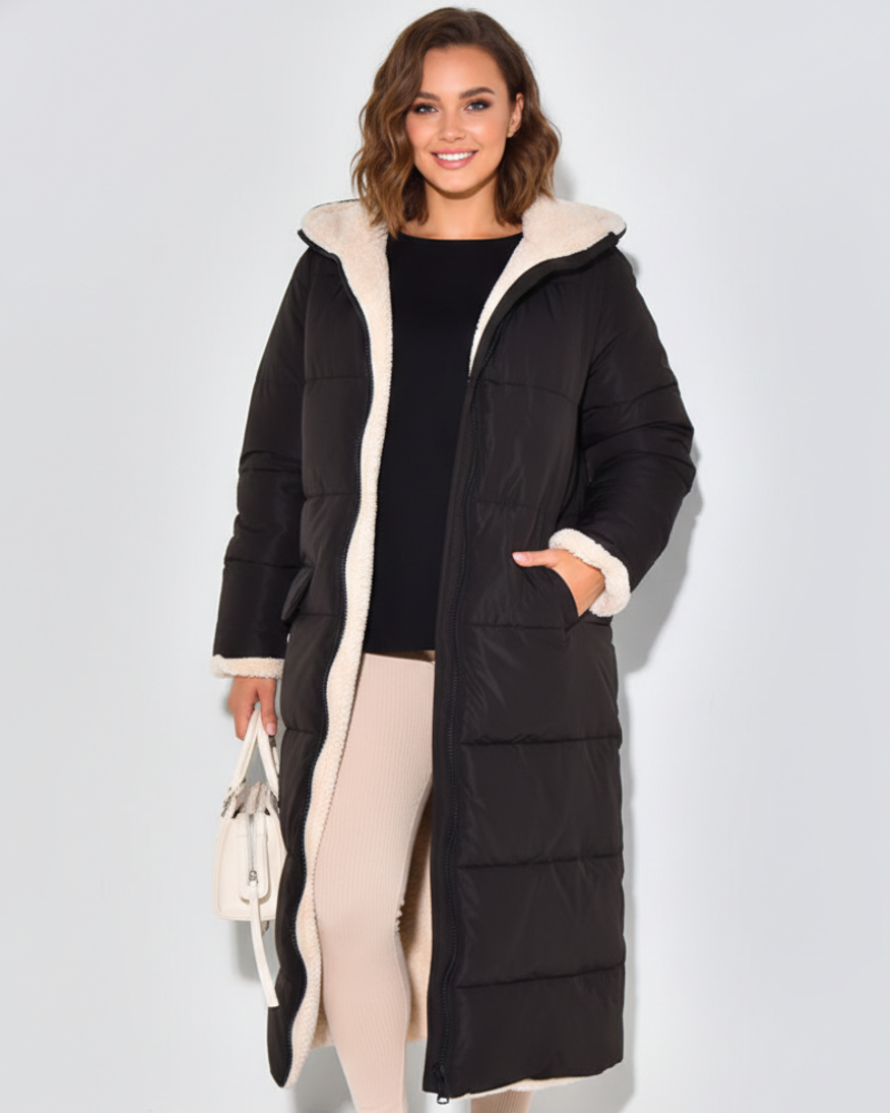 Kryzza Casaco Reversível Mulher – Fecho Prático, Corte Regular e Estilo Versátil