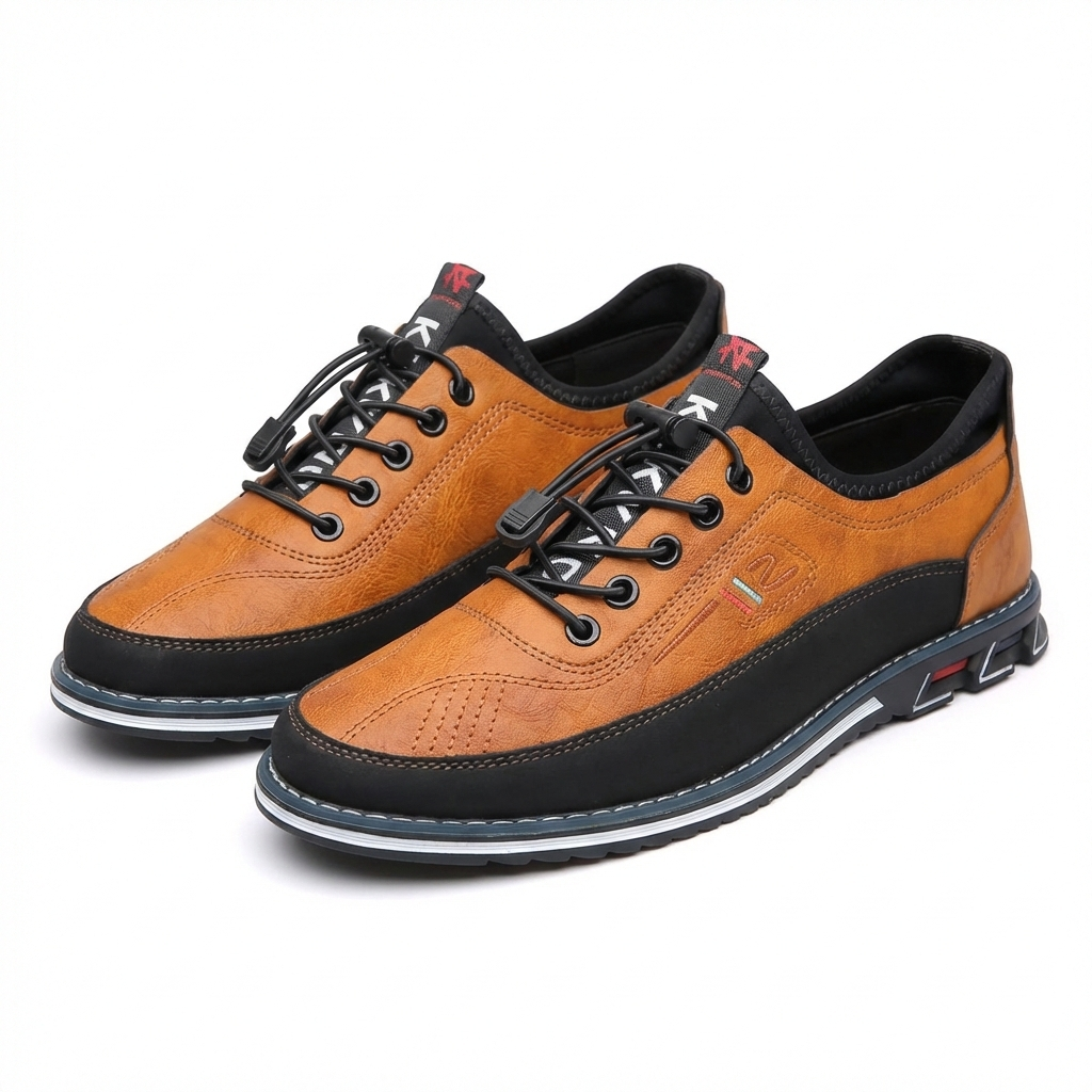 Kash Chaussures Homme en Cuir – Design Classique, Confort Quotidien & Style Élégant