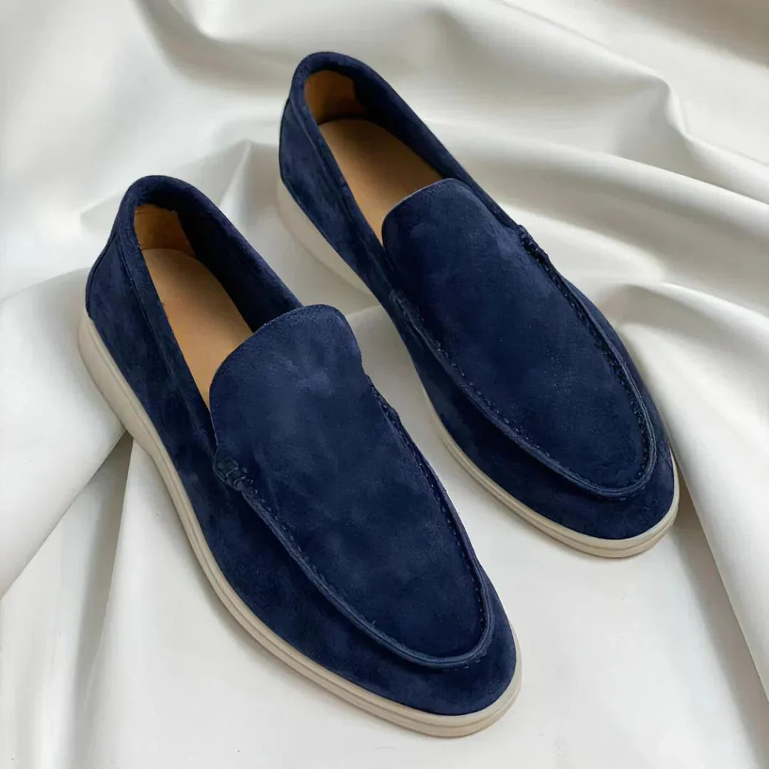 Liam Mocassins Herre – Elegante loafers i ruskind med holdbar komfort og alsidig stil