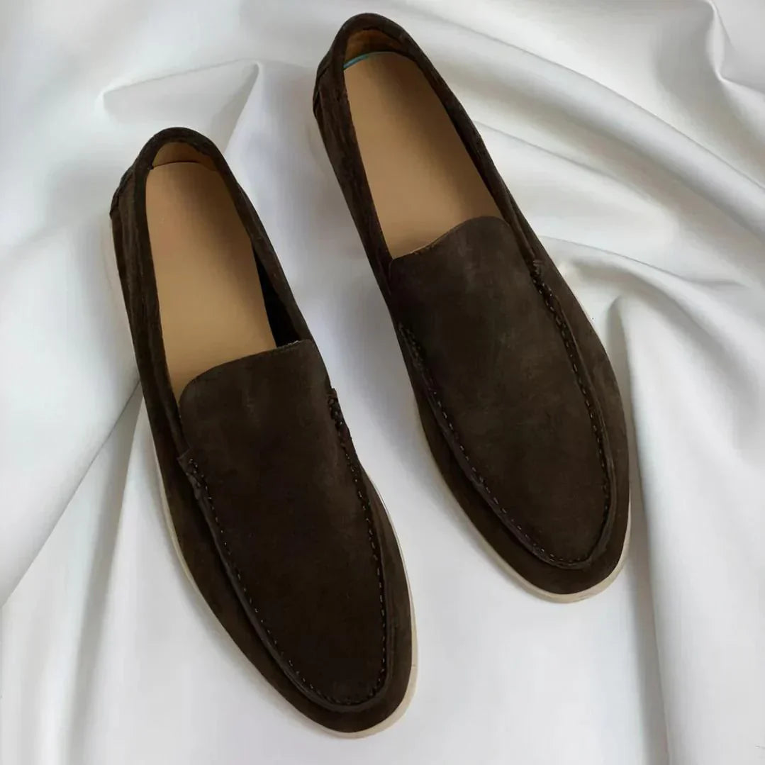 Liam Mocassins Herre – Elegante loafers i ruskind med holdbar komfort og alsidig stil