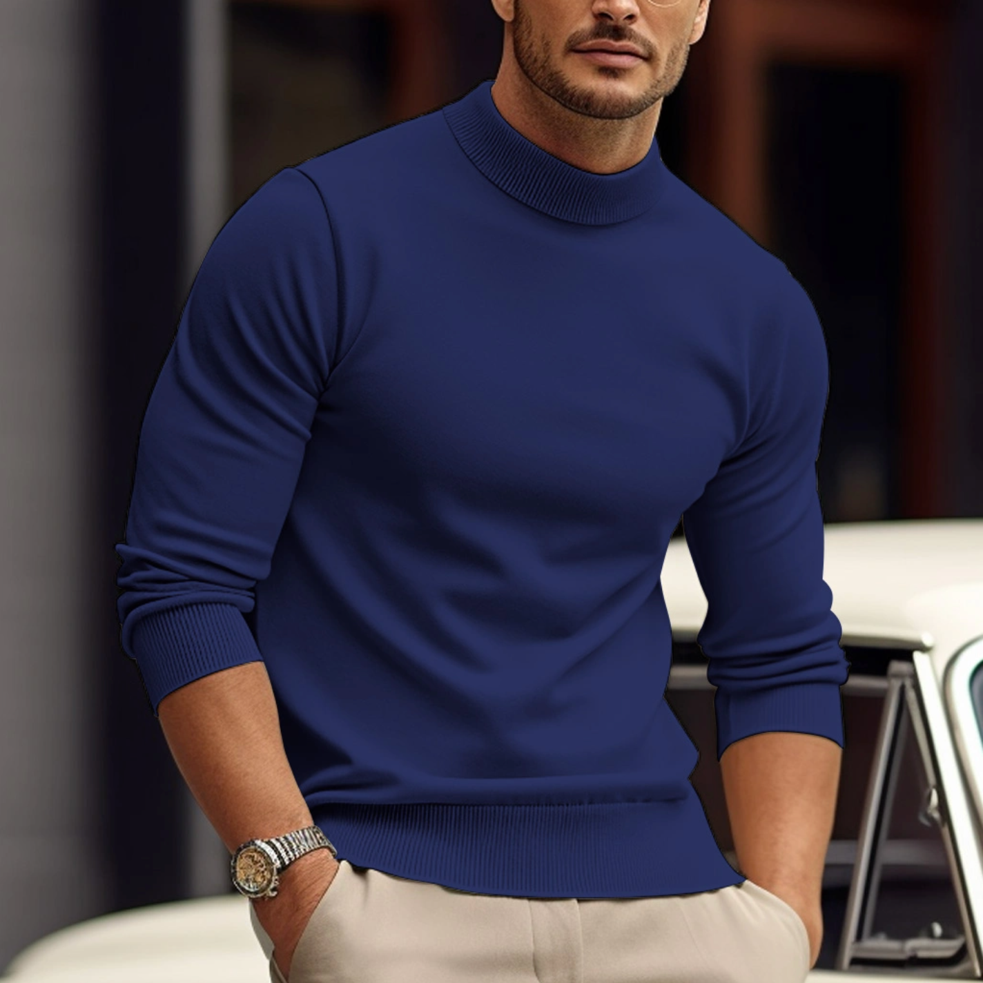 Leonardo Rollkragenpullover für Herren – Weiche Premium-Strickware im modernen und eleganten Stil