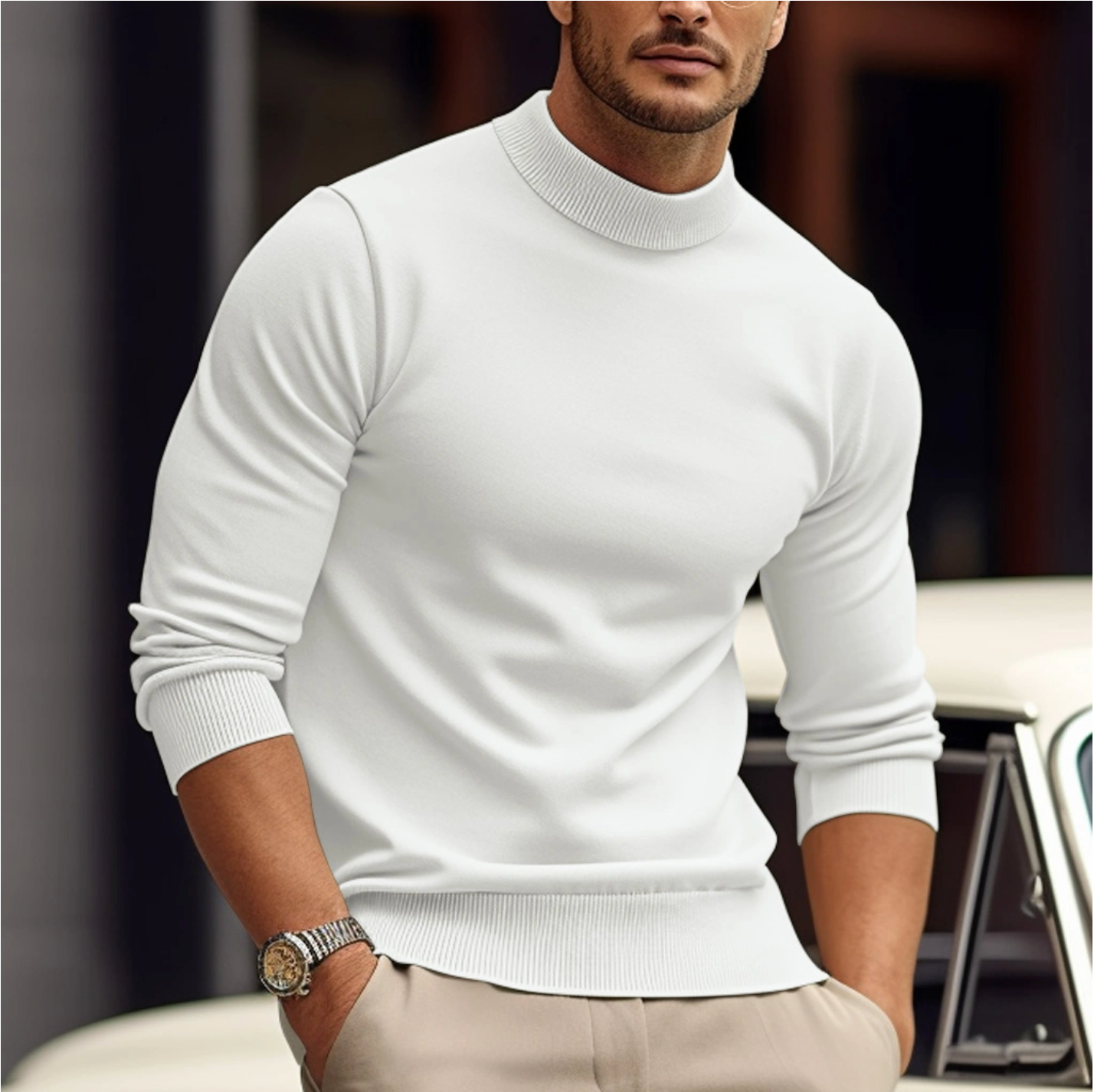 Leonardo Rollkragenpullover für Herren – Weiche Premium-Strickware im modernen und eleganten Stil