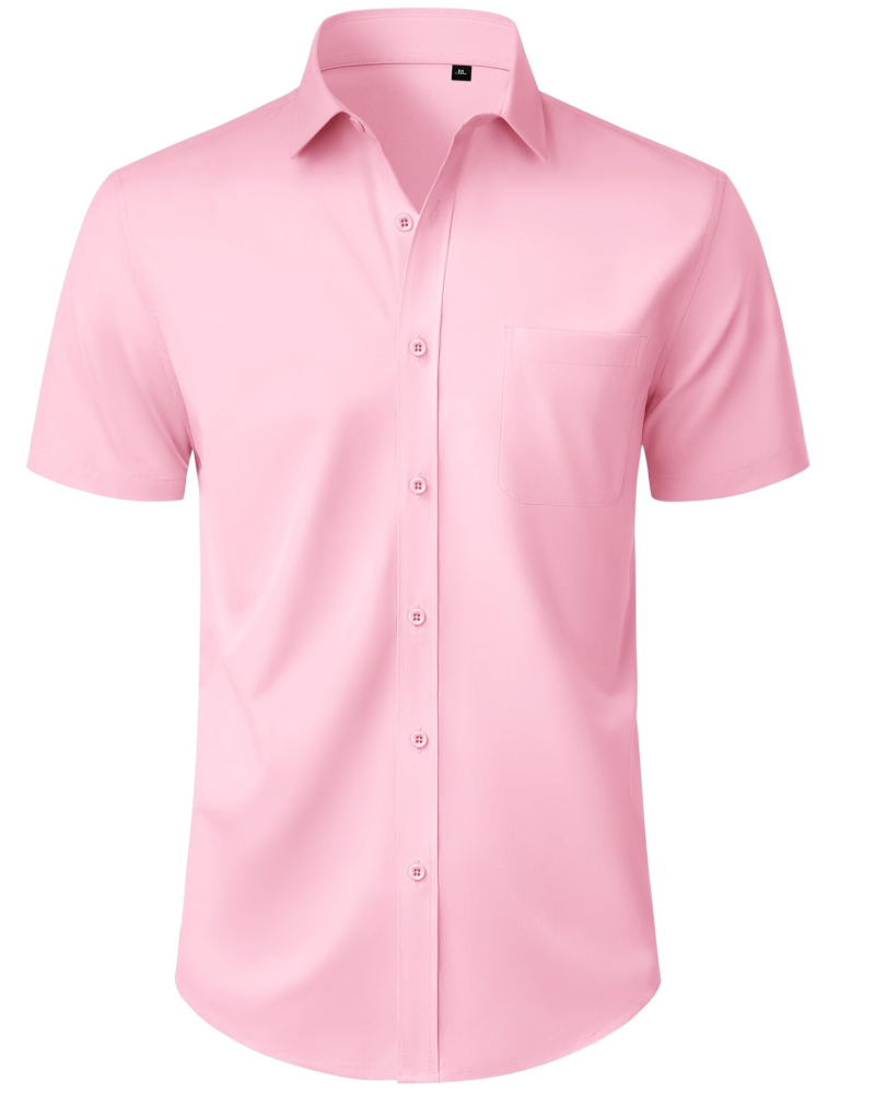 Thomas Chemise Homme – Chemise Manches Courtes Sans Plis, Regular Fit & Poche
