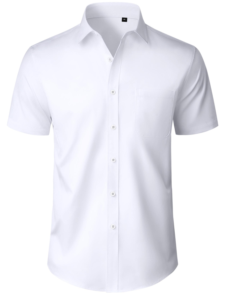Thomas Chemise Homme – Chemise Manches Courtes Sans Plis, Regular Fit & Poche