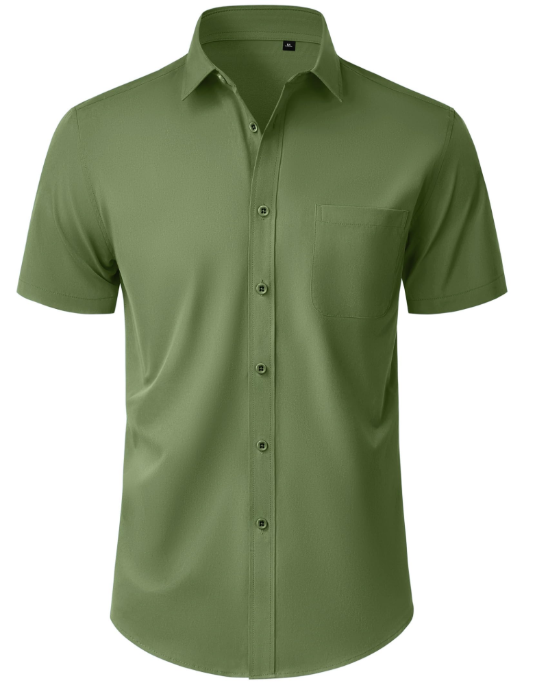 Thomas Chemise Homme – Chemise Manches Courtes Sans Plis, Regular Fit & Poche