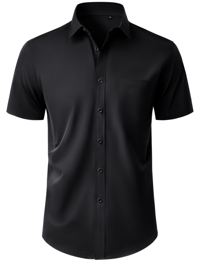 Thomas Chemise Homme – Chemise Manches Courtes Sans Plis, Regular Fit & Poche