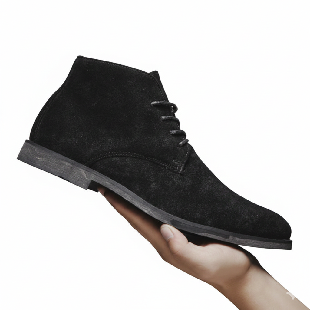 Noah Bottines Desert Homme – Wygodne zamszowe buty z antypoślizgową podeszwą