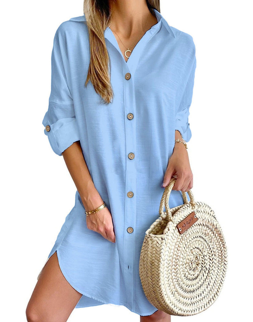 Nova Jurk Dames – Lichte Zomerjurk met Casual Elegant en Losse Pasvorm