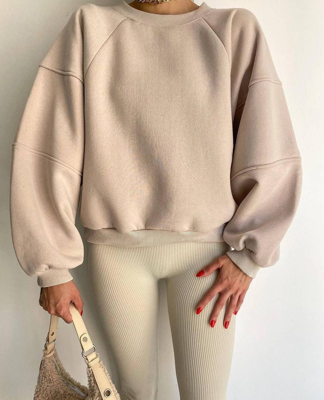 Julieta Sweatshirt Femme – Oversize Sweatshirt in Soft & Modern Blended Cotton with Casual Style