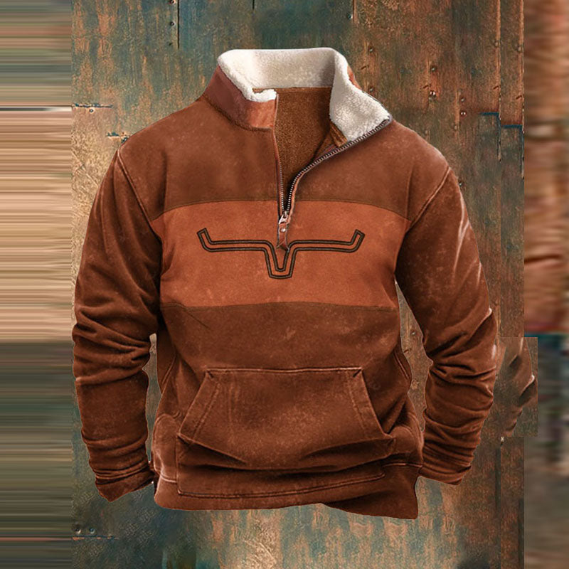 Ravos Pull Homme – Sweat Zippé Varm & Komfortabel med Moderne Stil til Efteråret
