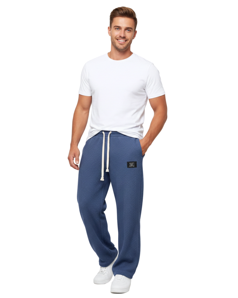 Quinton Men's Trousers Loose Fit – Adjustable Waist, Breathable Fabric & Modern Style