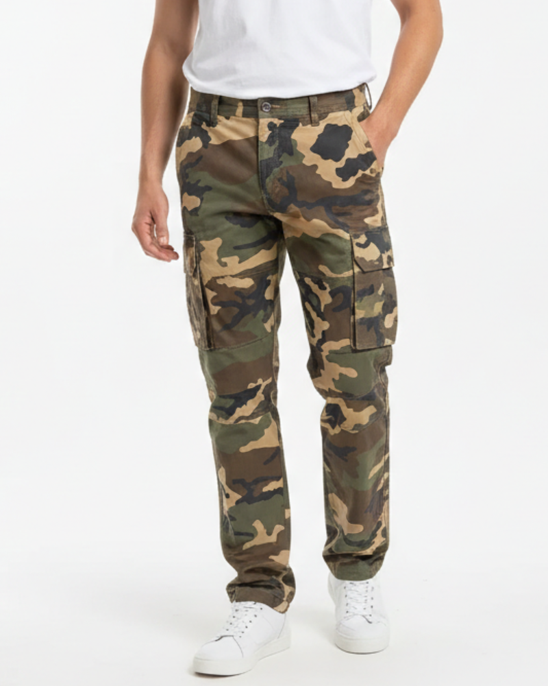 Echo Pantalon Cargo Tactic pentru Bărbați – Pantalon Outdoor Respirabil cu Multiple Buzunare