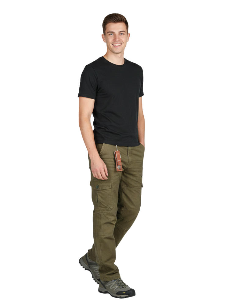 Onze Herren Freizeithose – Bequemer Relax-Schnitt mit praktischen Taschen & leichtem Stoff