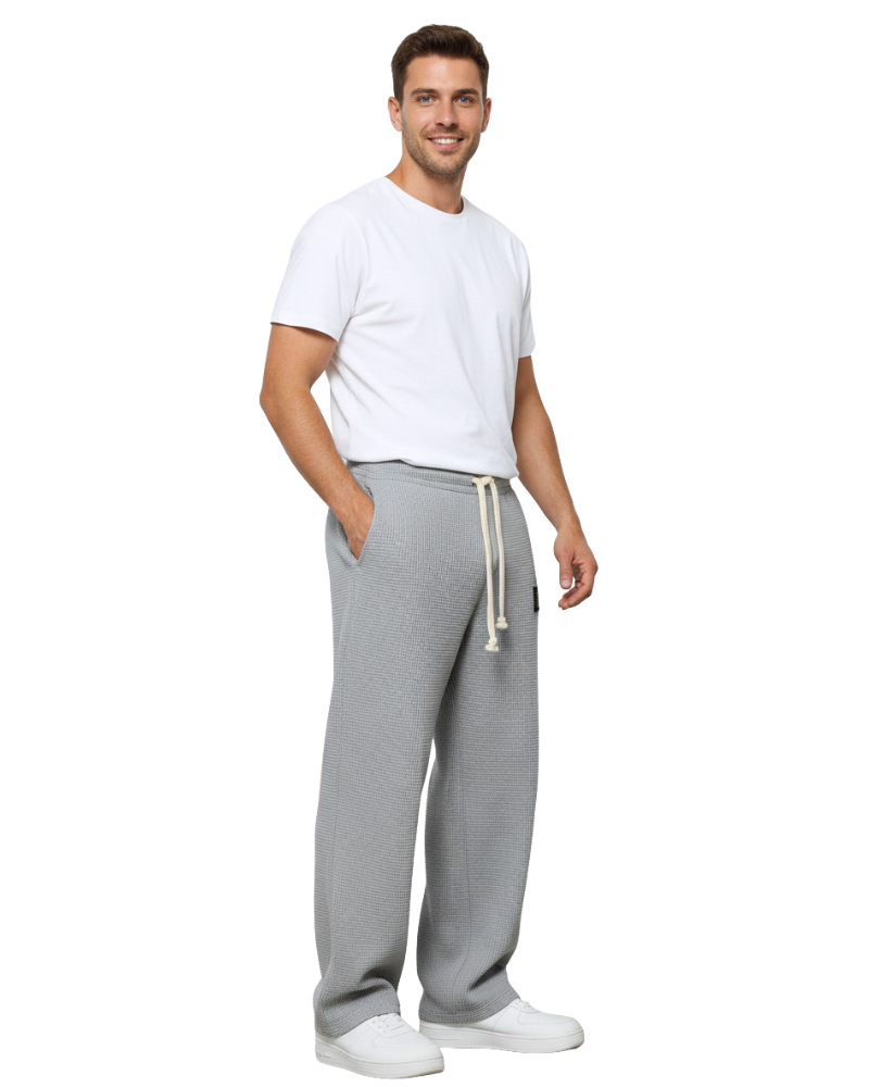 Quinton Men's Trousers Loose Fit – Adjustable Waist, Breathable Fabric & Modern Style