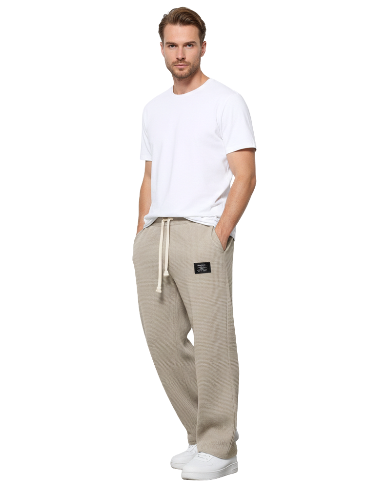 Quinton Men's Trousers Loose Fit – Adjustable Waist, Breathable Fabric & Modern Style