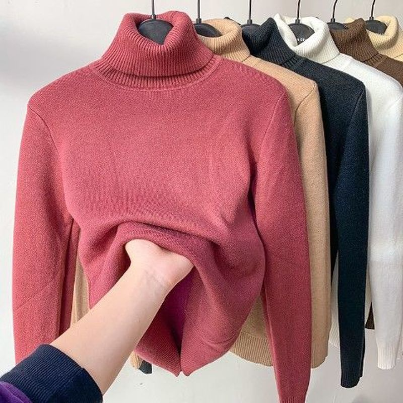 Delaney Pull Femme – Pohodlný pletený svetr s teplou fleecovou podšívkou na zimu