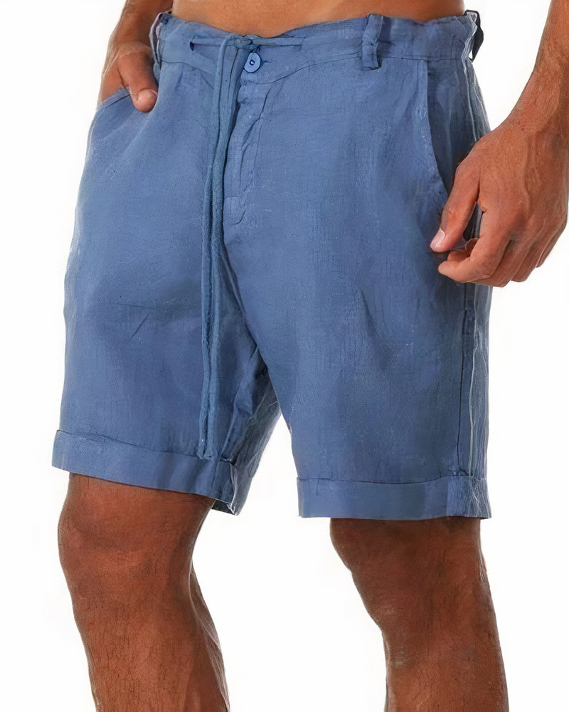 Iven Short Homme – Ľahké neformálne 3/4 nohavice na leto, pláž a mesto