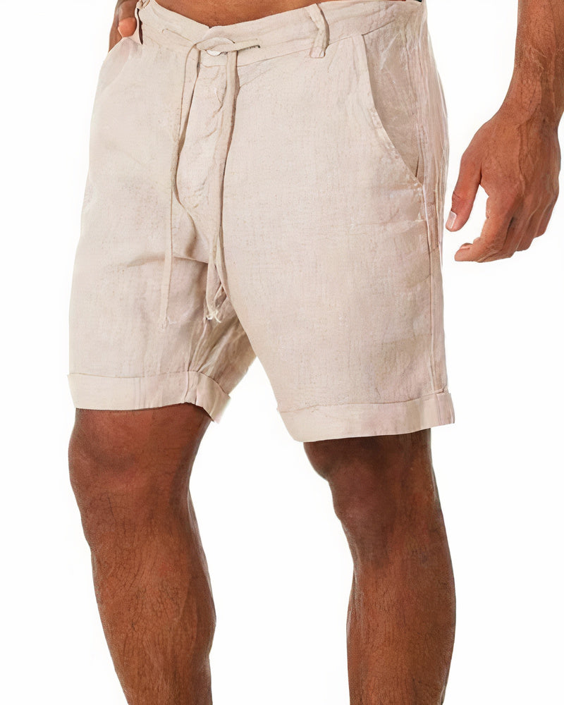 Iven Short Homme – Pantacourt Décontracté Léger pour Été, Plage & Ville