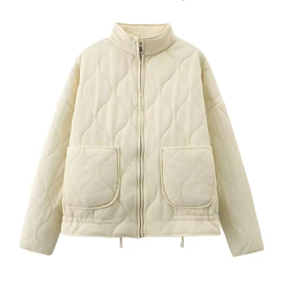 Hershey Veste Matelassée Femme – Chaude et Légère avec Zip Avant & Taille Ajustable