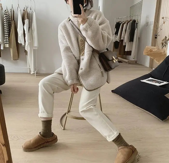 Casaco Marcelline Mulher – Casaco Aconchegante Elegante e Confortável para um Estilo Sofisticado