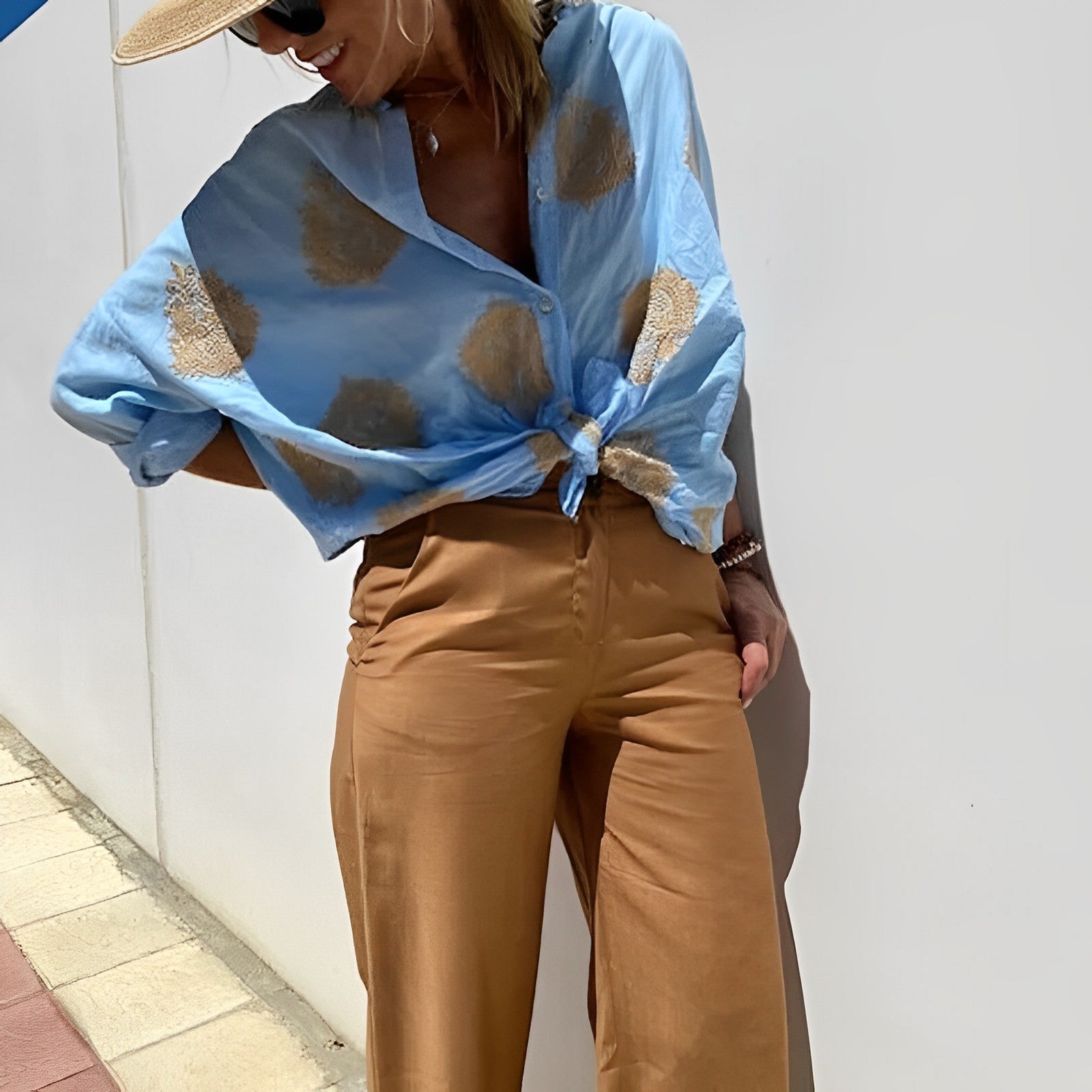 Bohemian Blouse Woman Agnes – Light Summer Top with Relaxed Fit and Feminine Boho Style