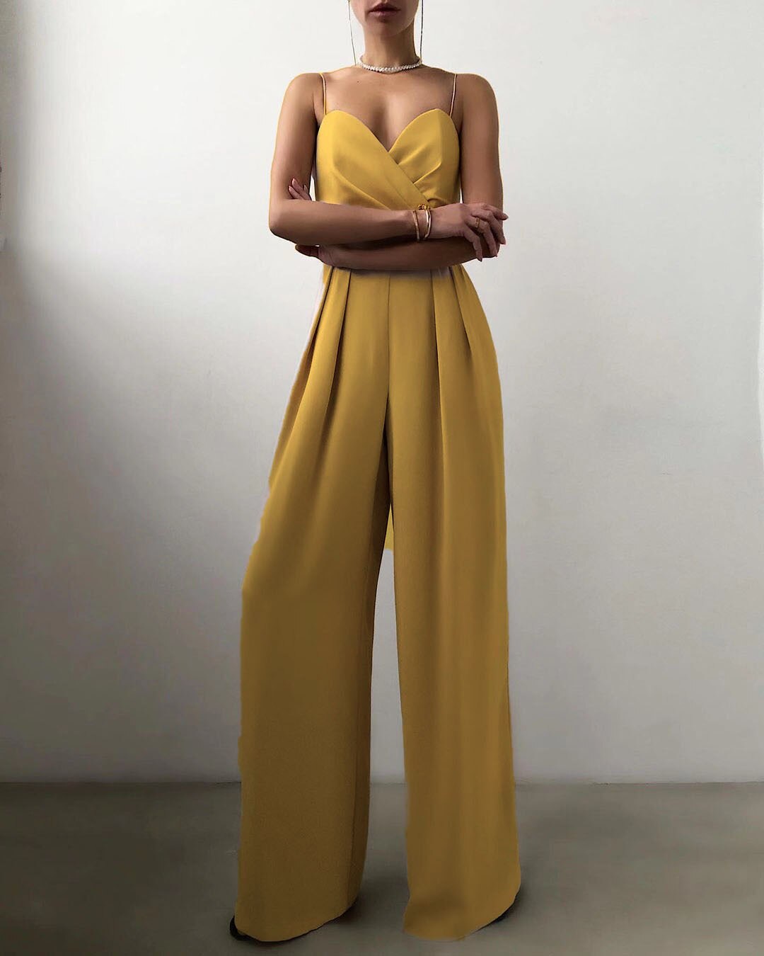 Mirielle Combinaison Femme – Bretelles Ajustables & Design Minimaliste pour Confort Chic