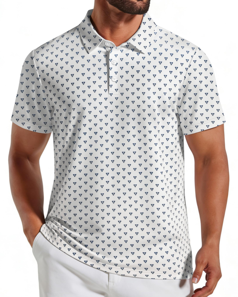 Nicolas Polo Herren – Polo Golf Schnell trocknend, Stretch & Atmungsaktiv UPF30+