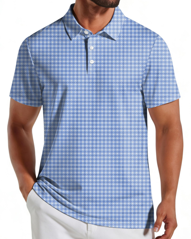 Nicolas Polo Herren – Polo Golf Schnell trocknend, Stretch & Atmungsaktiv UPF30+