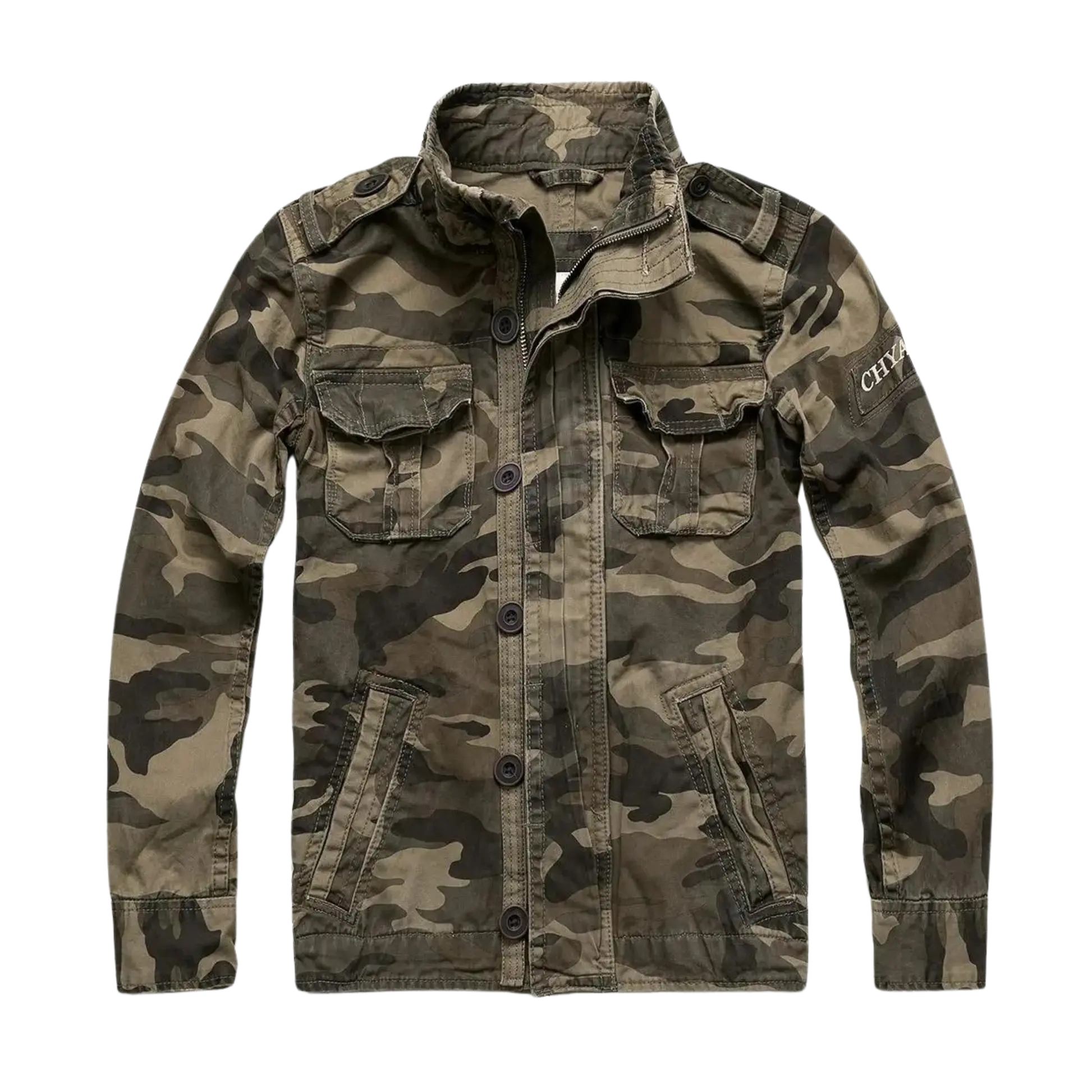 Emmanuel Herrejakke med Lange Ermer – Klassisk Jakke med Funksjonelle Lommer og Komfortabel Passform