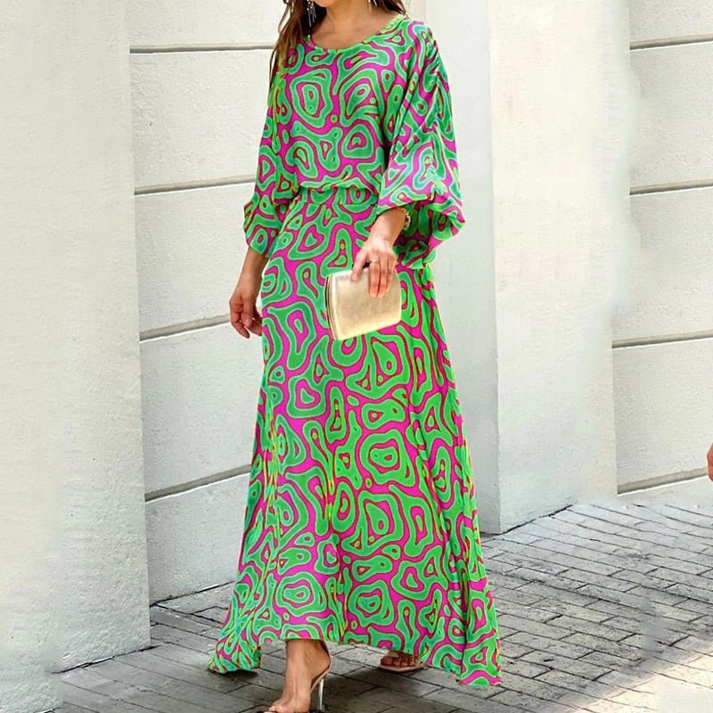 Zomerse jurk dames Zara – elegante midi-jurk met ademende stof & flatterende pasvorm