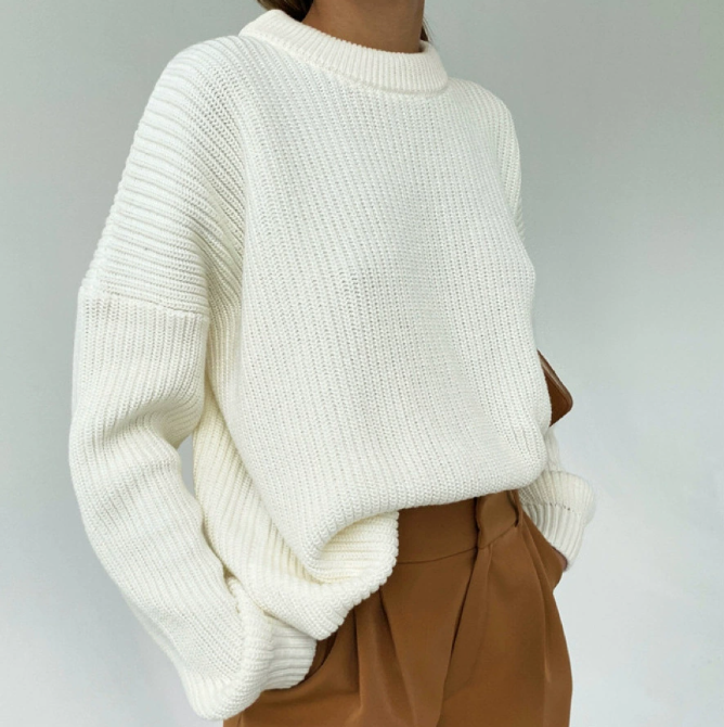 Heidi naisten neulepaita – pehmeä ja mukava ylisuurikokoinen neule puolivuotiskaudelle