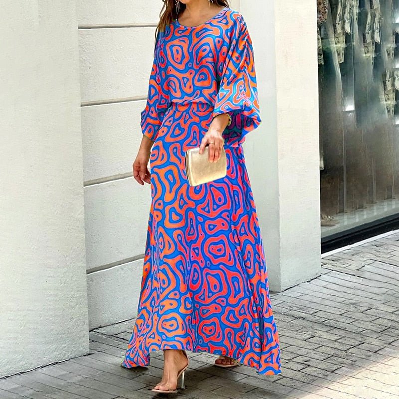 Zomerse jurk dames Zara – elegante midi-jurk met ademende stof & flatterende pasvorm