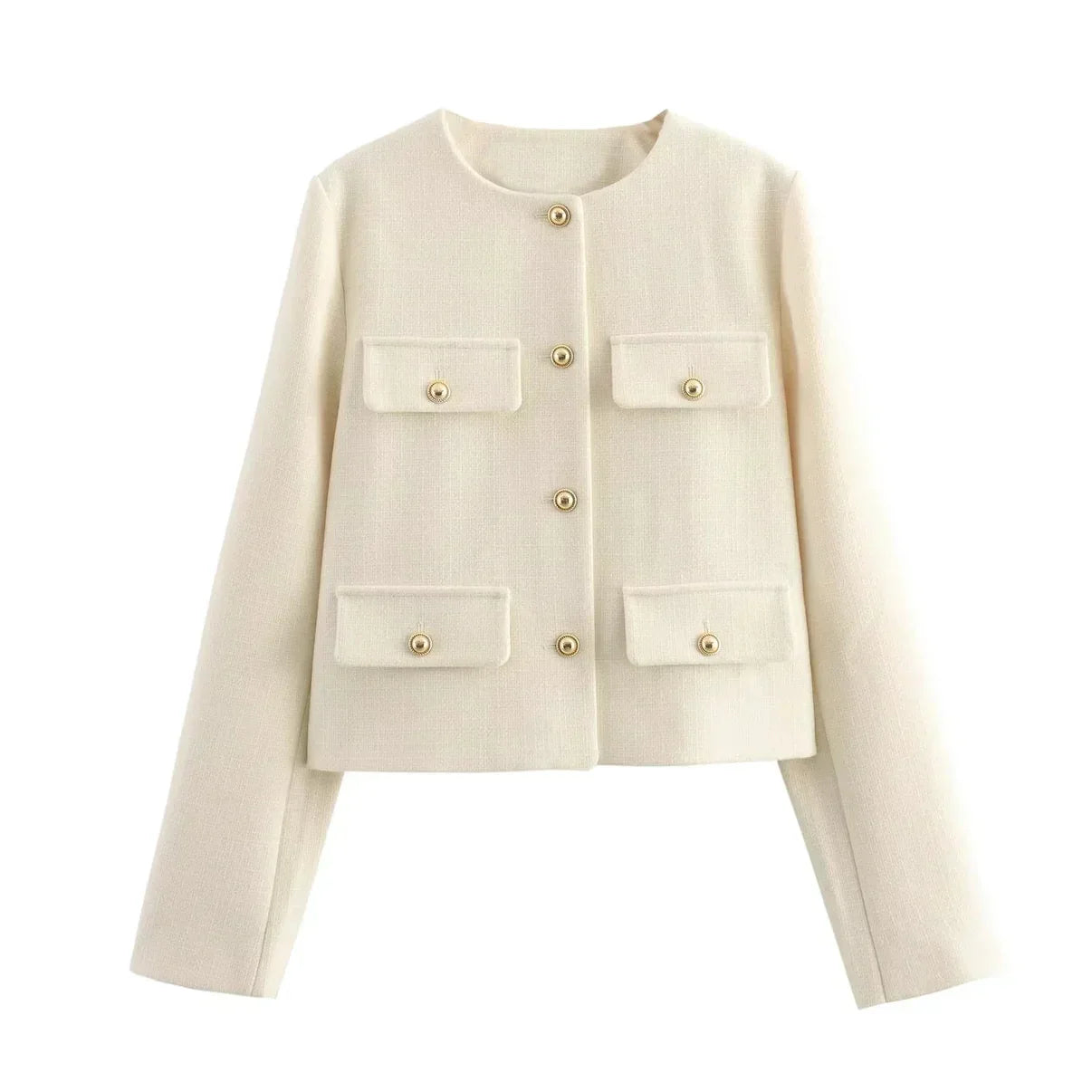 Cappotto da donna Maisy - Elegante cappotto classico con eleganti bottoni decorativi