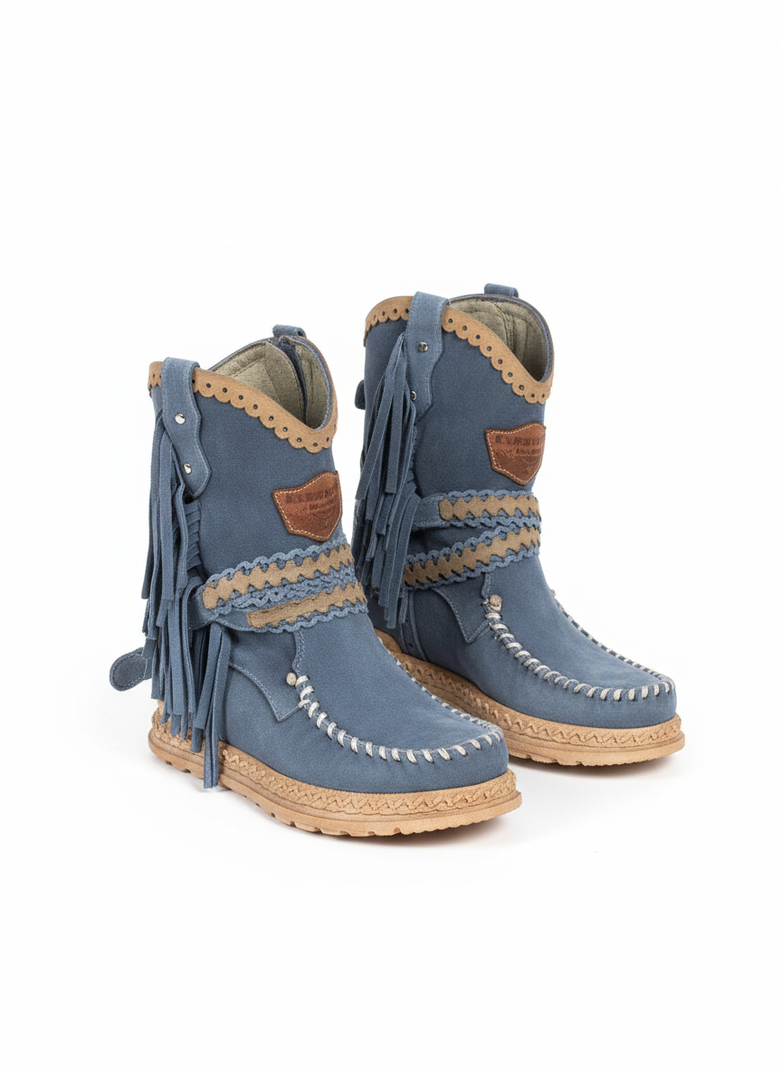 Sherine Dames Suède Schoenen – Comfortabele Sneakers met Schokdempende & Antislipzool