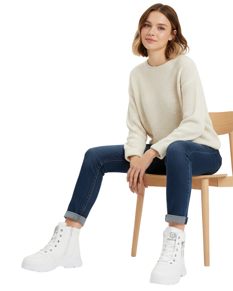 Μποτάκια Haimee Άνεσης για Γυναίκες – Ζεστή Επένδυση, Αντιολισθητική Σόλα & Κομψή Γραμμή