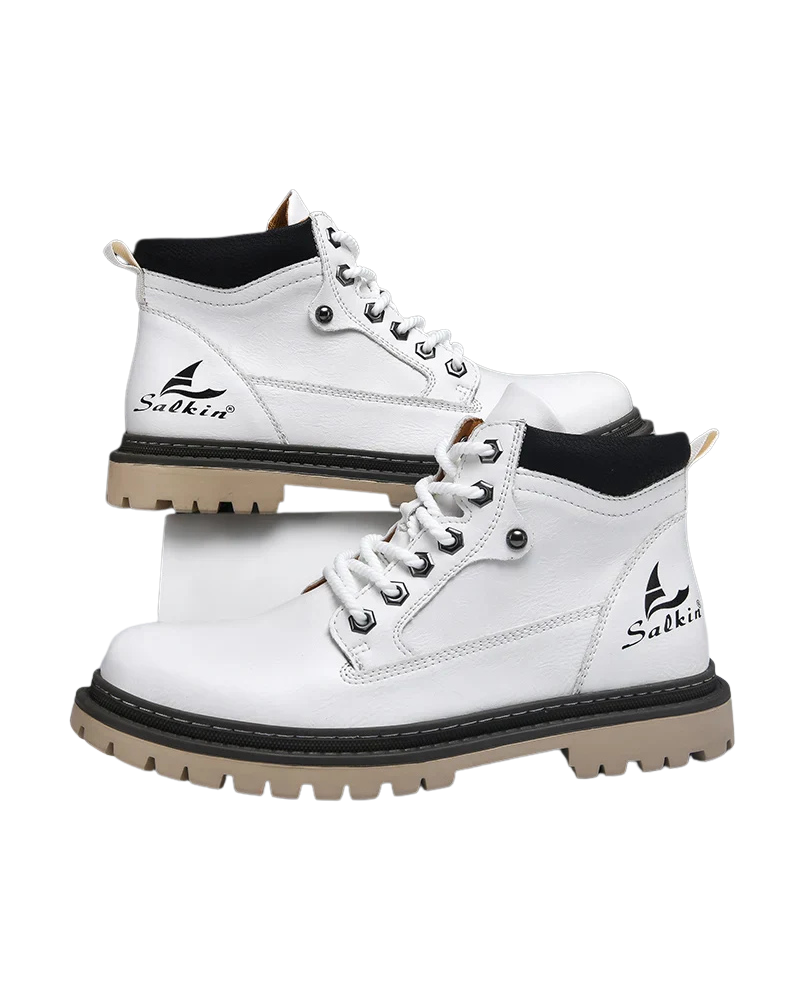 Ernie Botas de Pele Homem – Botins Elegantes e Confortáveis com Sola Duradoura