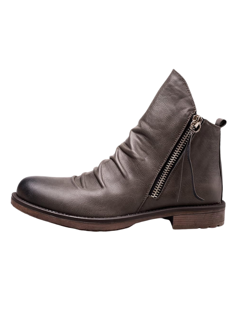 Daniel Bocanci pentru bărbați cu fermoar – Cizme moderne elegante cu siluetă ajustată și versatilă