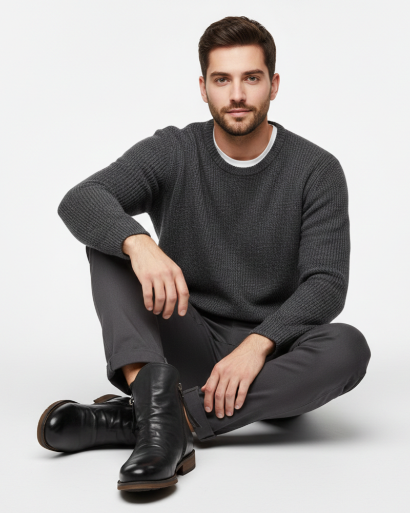 Daniel Bocanci pentru bărbați cu fermoar – Cizme moderne elegante cu siluetă ajustată și versatilă