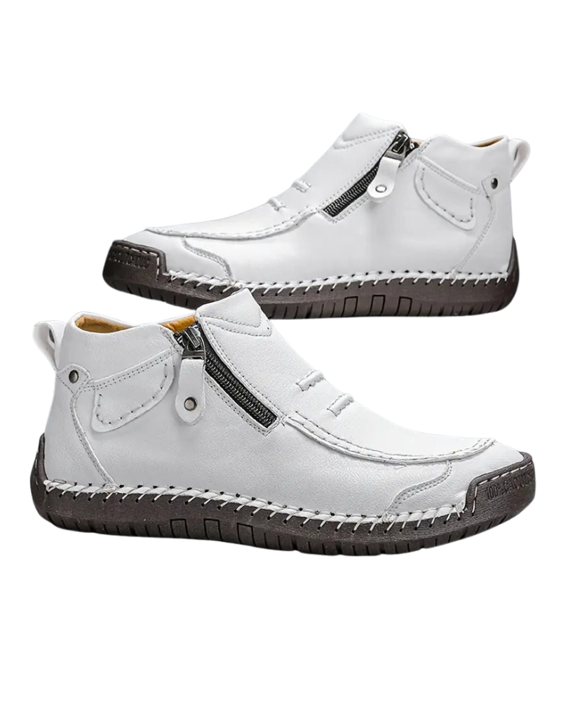 Παπούτσια Quinn Ανδρικά με Ορθοπεδική Στήριξη – Πλευρικό Φερμουάρ, Μακράς Διάρκειας Άνεση & Κομψό Στυλ