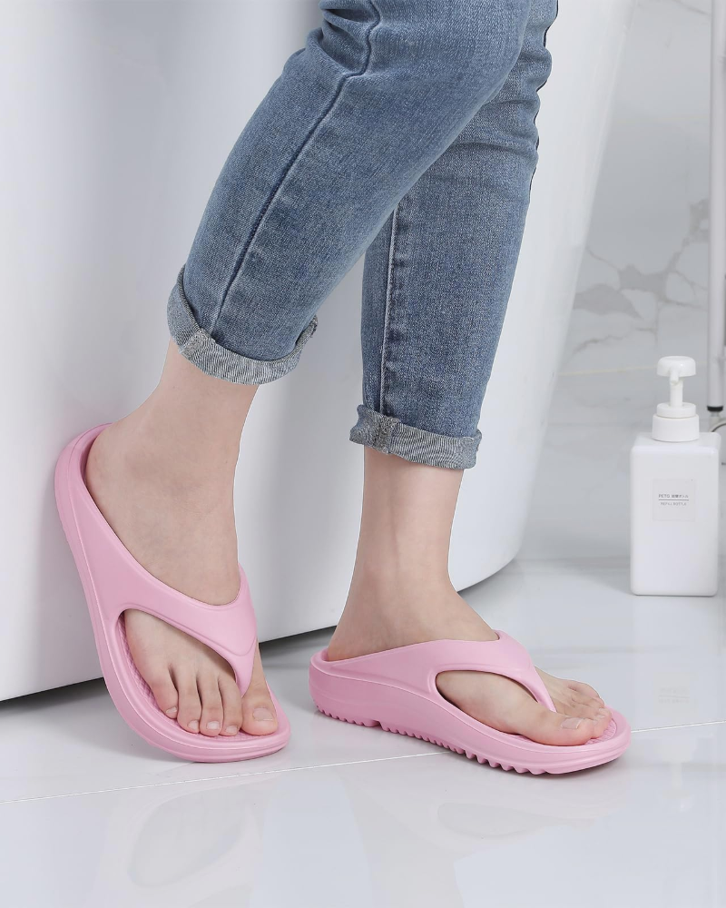 Sora Tongs Femme – Sandales Confort “Cloud” avec Soutien de Voûte & Amorti EVA