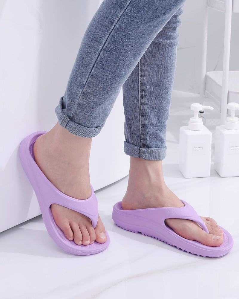 Sora Tongs Femme – Sandales Confort “Cloud” avec Soutien de Voûte & Amorti EVA
