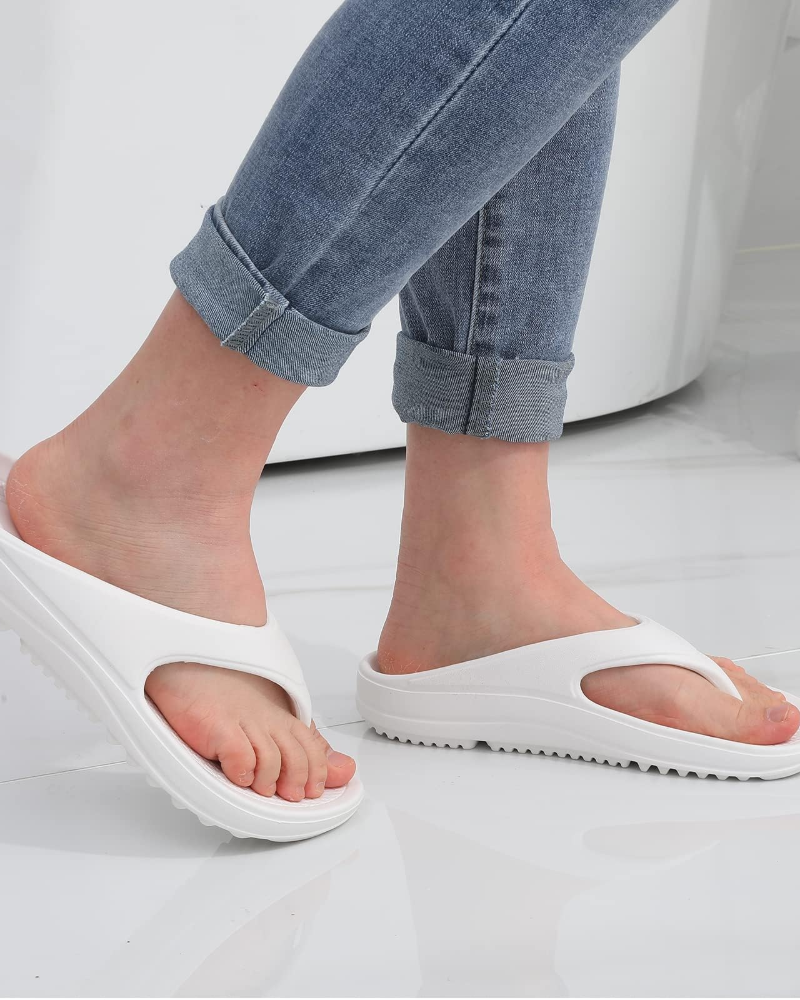 Sora Tongs Femme – Sandales Confort “Cloud” avec Soutien de Voûte & Amorti EVA