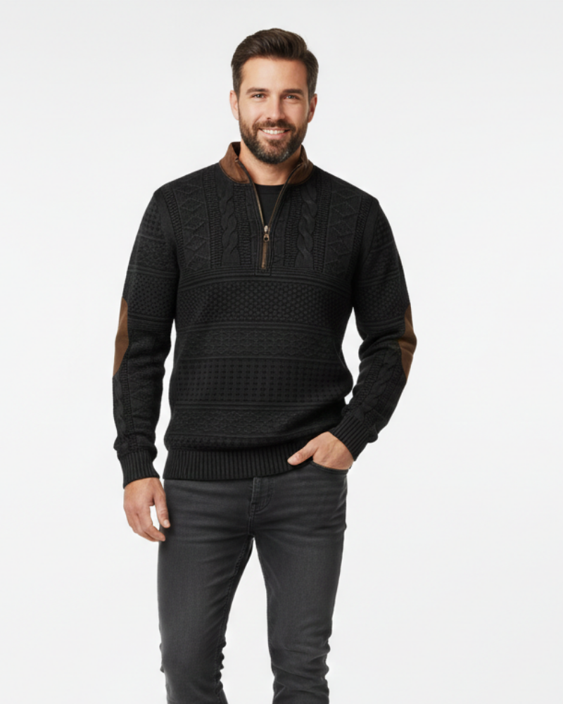 Quennell Polo Homme Automnal – Coton Premium, Coupe Moderne & Élégance Intemporelle