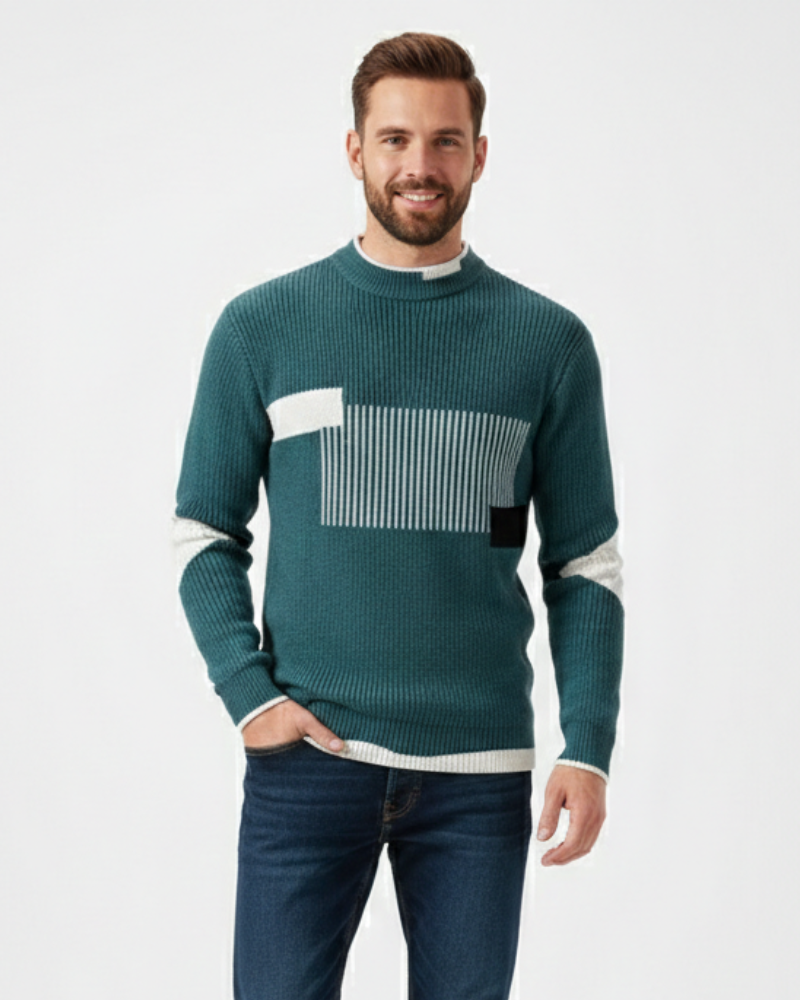 Oliver Pull Férfi Prémium – Elegáns Pulóver Kevertszálas Pamutból, Regular Vágás & Finom Kényelem