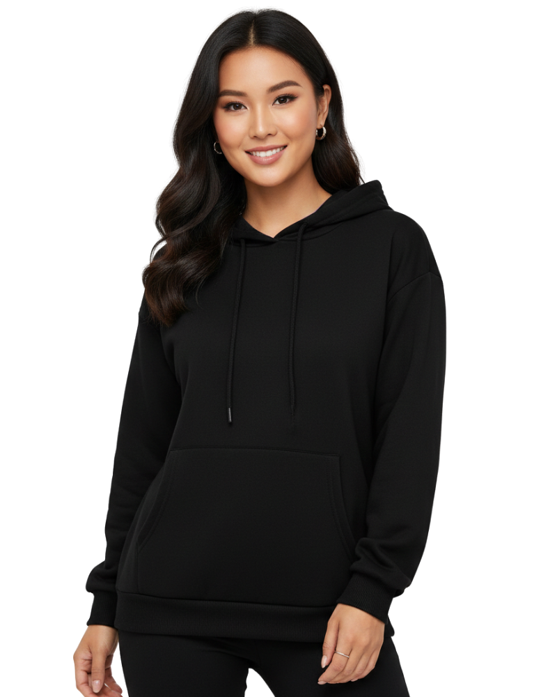 Chloe Hoodie Femme Classique – Sweat Confortable à Capuche avec Poche Kangourou